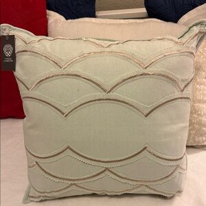 Vince Camuto Seafoam Scallop Accent Pillow